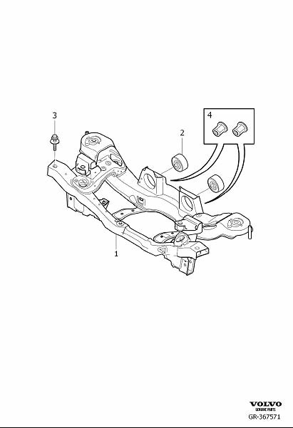 Full size assembly image of Subframe (1/6)