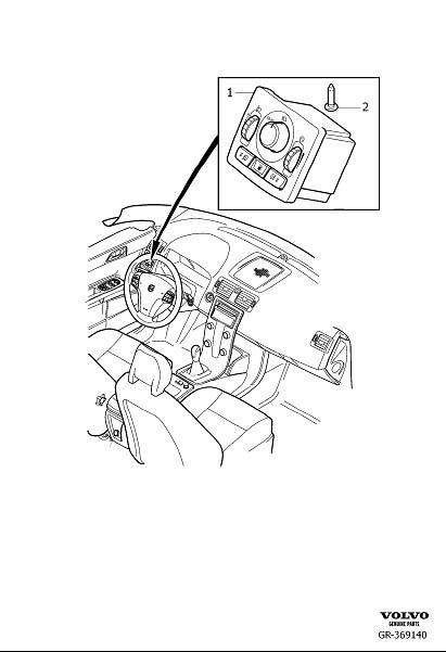 Diagram Light switch headlamp for your 2005 Volvo S40   