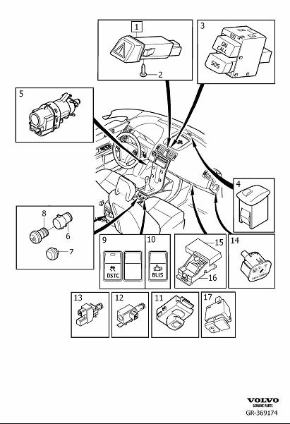 Diagram Switch other for your 2006 Volvo S40   