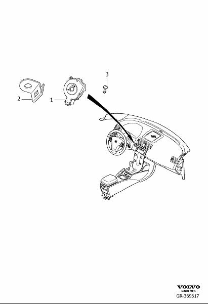 Diagram Ignition switch for your Volvo C70  