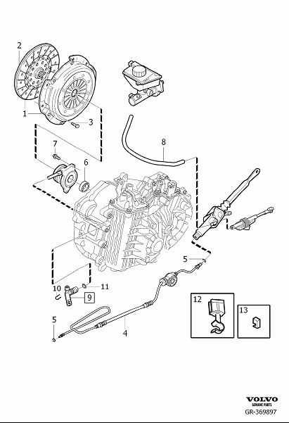 Diagram Mechanical clutch for your 2020 Volvo XC60   