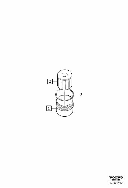 Diagram Oil filter for your 2004 Volvo XC90   