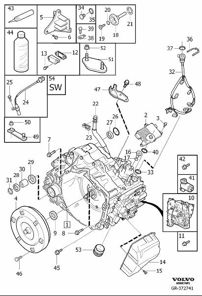Diagram Automatic transmission for your 2021 Volvo XC60   