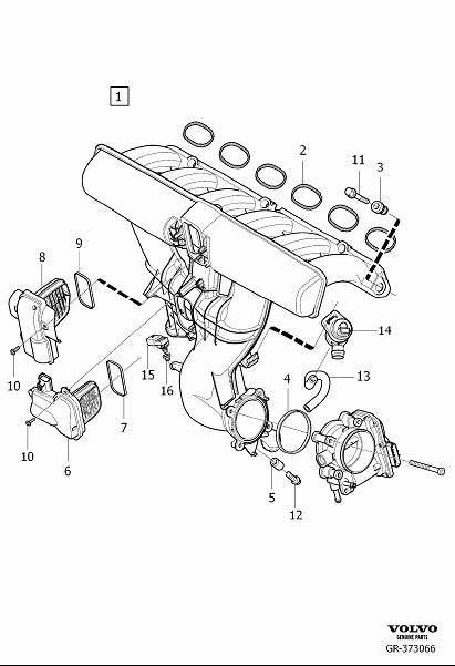 Diagram Inlet manifold for your 2019 Volvo XC60   