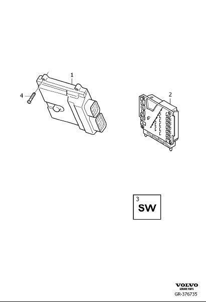 Diagram Regulating system for your 1998 Volvo V70   