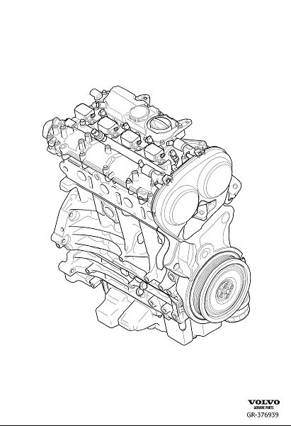 Diagram Motor assembly for your Volvo XC60  