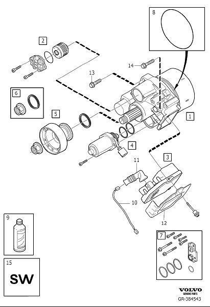 Diagram Active on demand coupling, aoc for your 1998 Volvo V70   