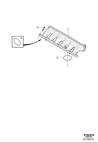 Diagram Inlet manifold for your 2015 Volvo XC60   