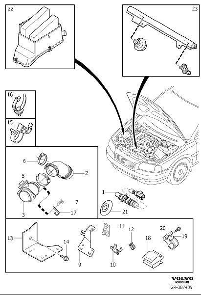 Diagram Fuel system for your 2021 Volvo XC90   