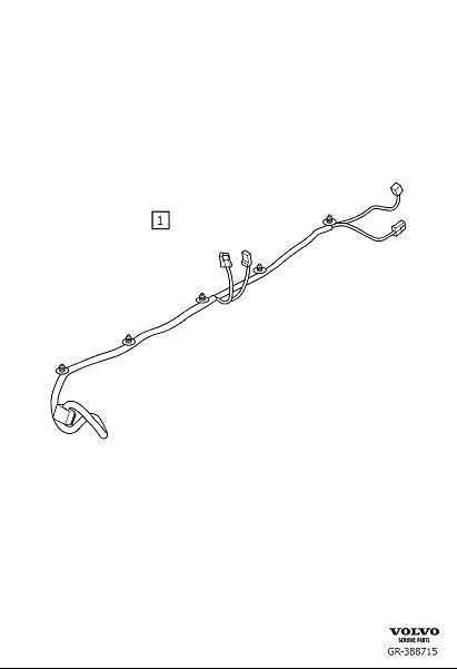 Diagram Cable harness tunnel for your 2006 Volvo S40   