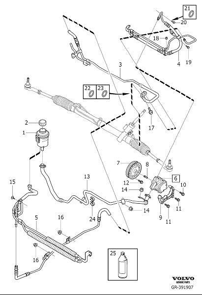 Diagram Servo equipment for your 2008 Volvo V70   