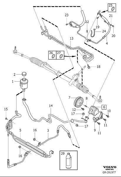 Diagram Servo equipment for your Volvo