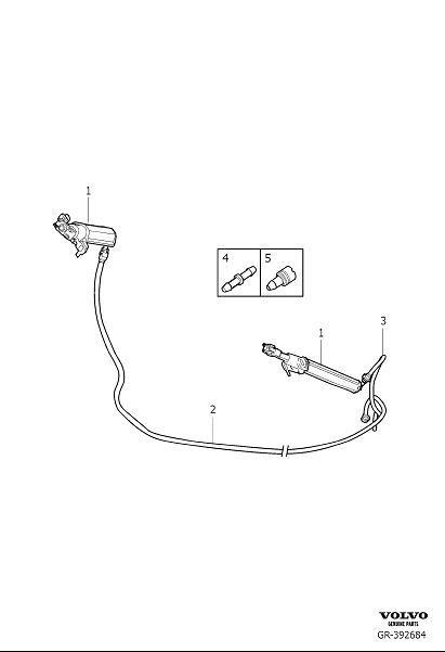 Diagram Wiper and washer equipment, headlamps for your 2017 Volvo S60   