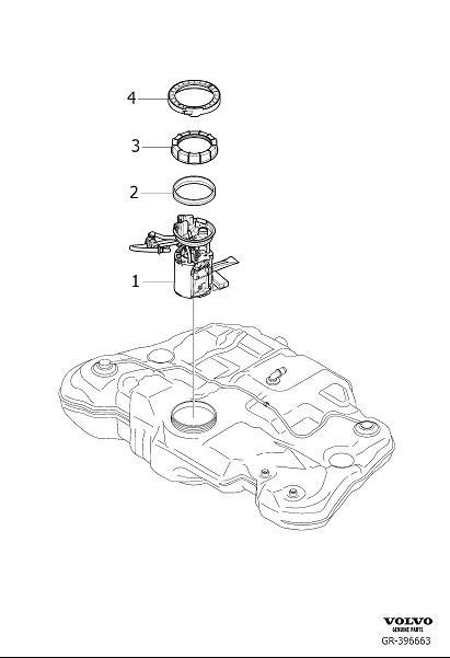 Diagram Fuel pump for your 2024 Volvo XC60   