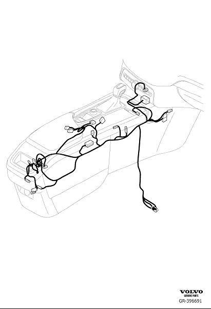 Diagram Cable harness, tunnel for your 2018 Volvo XC90   