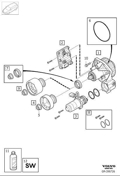 Diagram Active on demand coupling, aoc for your 2017 Volvo S90   