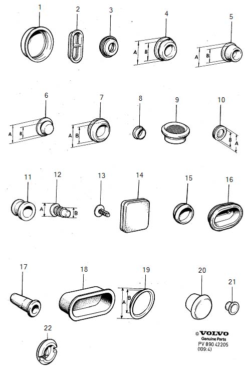 Full size assembly image of Sealing plugs (1/6)