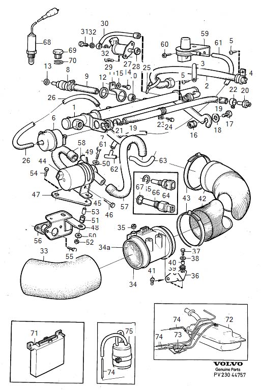 Full size assembly image of Fuel system (1/6)