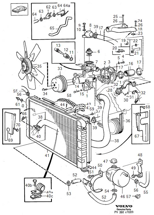 Full size assembly image of Cooling system (1/6)