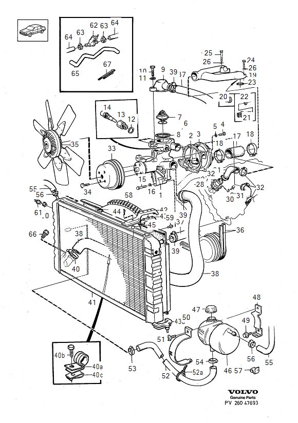 Full size assembly image of Cooling system (1/6)