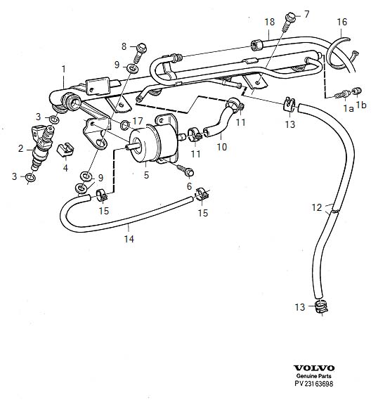 Full size assembly image of Fuel pressure pipes with fittings (1/6)