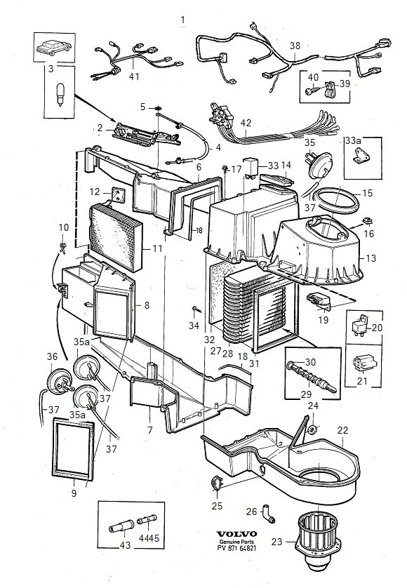 Full size assembly image of Heater unit (1/6)