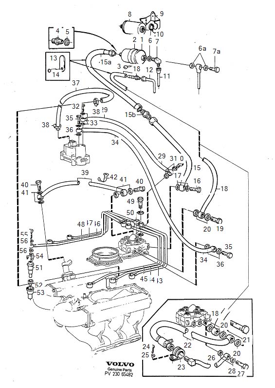 Diagram Injector for your 2014 Volvo XC60   