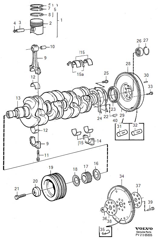 Full size assembly image of Crank mechanism (1/6)