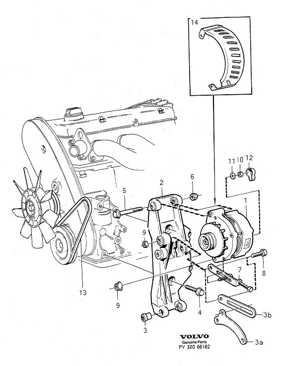 Diagram Alternator, generator (ac) for your 2013 Volvo