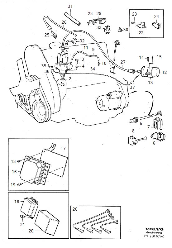 Diagram Ignition system for your 2020 Volvo XC60   