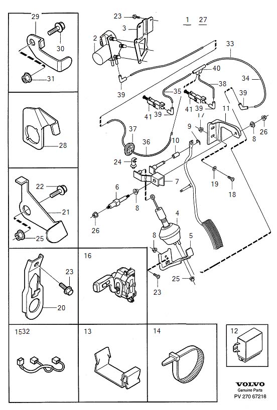 Diagram Cruise control, kit for your 2006 Volvo S40   