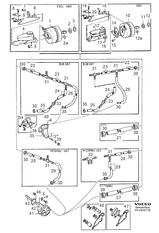 Full size assembly image of Master cylinder (1/6)