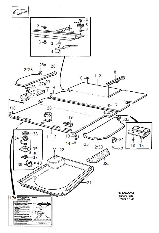 Full size assembly image of Cargo area trim (1/6)