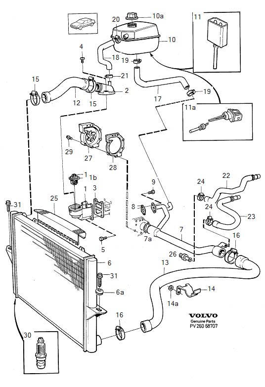 Diagram Cooling system for your 2022 Volvo XC60   