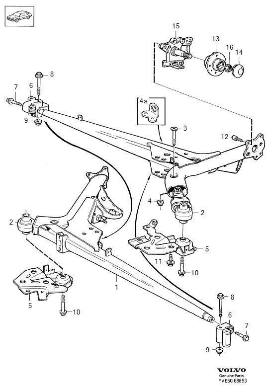 Full size assembly image of Rear suspension (1/6)