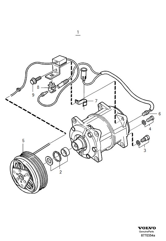 Diagram Compressor for your Volvo