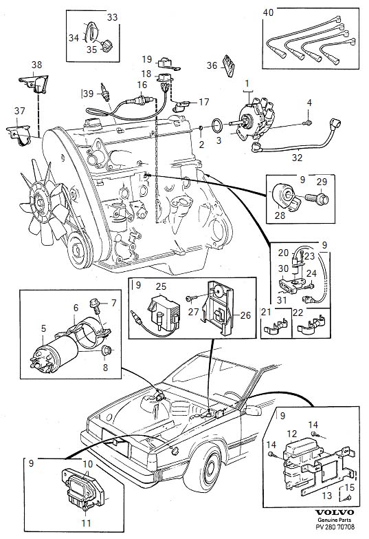 Full size assembly image of Ignition system (1/6)