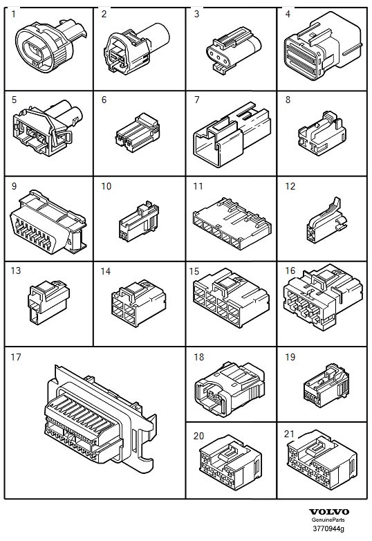 Diagram Connector for your 2004 Volvo S40   