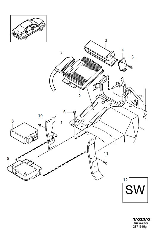 Diagram Regulating system for your 2006 Volvo S60   