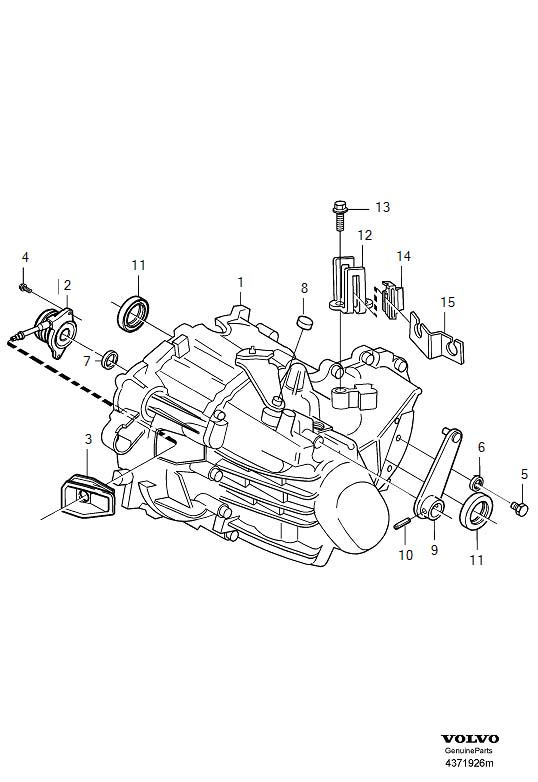 Diagram Manual transmission, gearbox, manual for your 2007 Volvo V70   