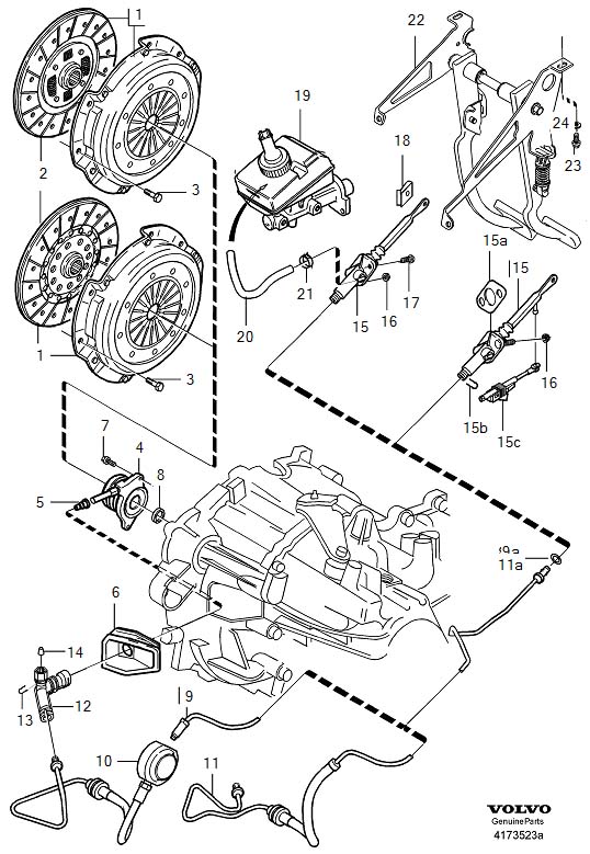 Diagram Clutch for your 2020 Volvo XC60   