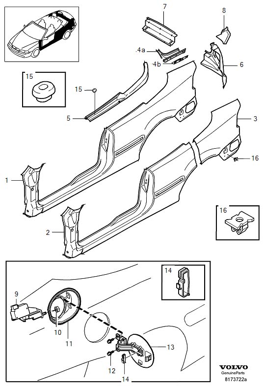 Full size assembly image of Body side (1/6)