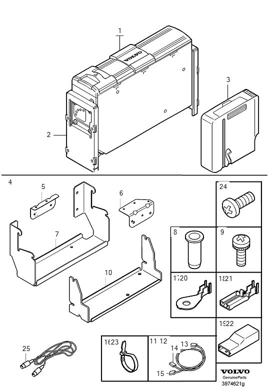 Diagram Cd changer for your Volvo S40  