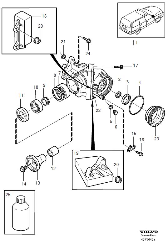 Diagram Bevel gear, Angle gear for your 2022 Volvo XC60   