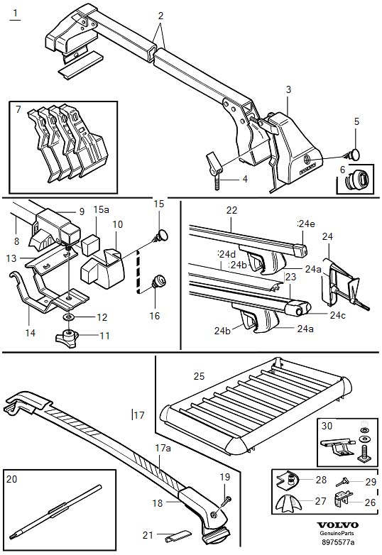 Diagram Load retainer for your 2022 Volvo XC90   