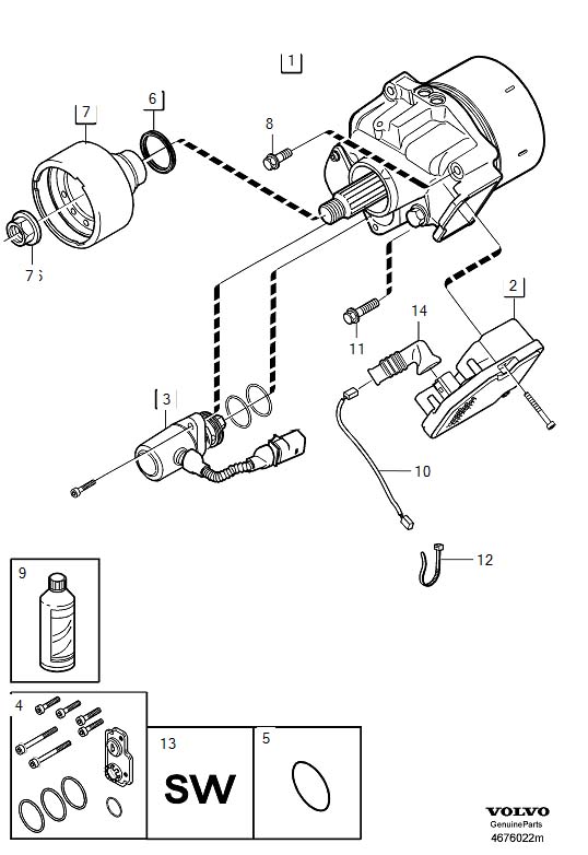 Diagram Active on demand coupling, aoc for your 2001 Volvo S40   