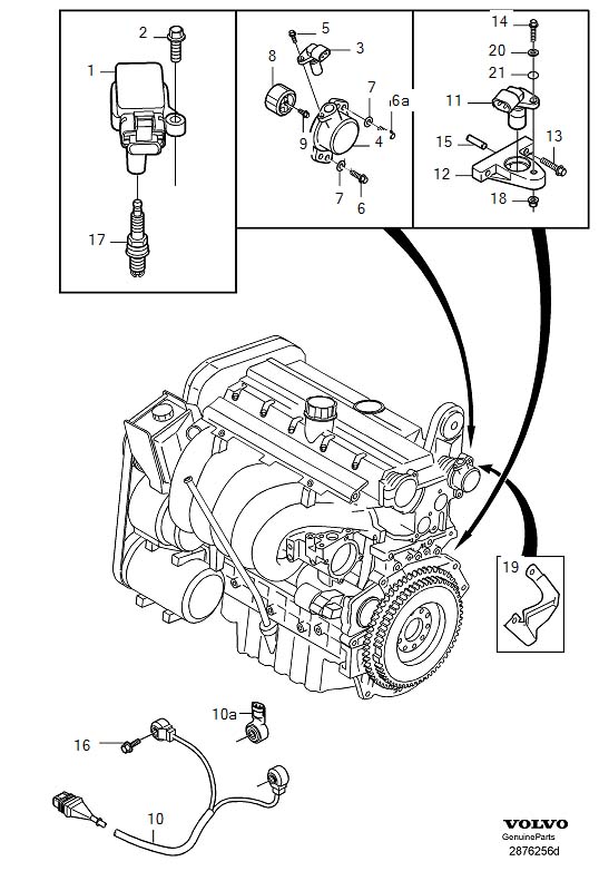 Diagram Ignition system for your 2021 Volvo XC60   