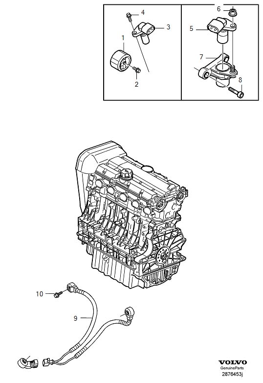 Diagram Control system, ignition for your Volvo V50  