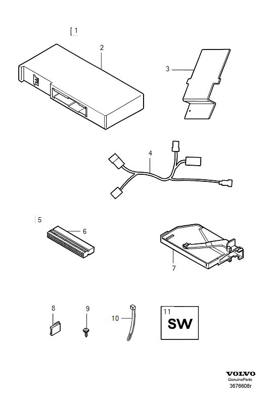 Diagram Accessory electronic module (aem) for your 2007 Volvo S40   