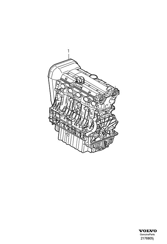 Diagram Motor assembly for your Volvo XC60  